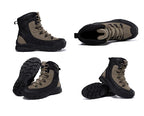 Men's mountain climbing motorcycle boots, outdoor hiking boots, fashionable boots