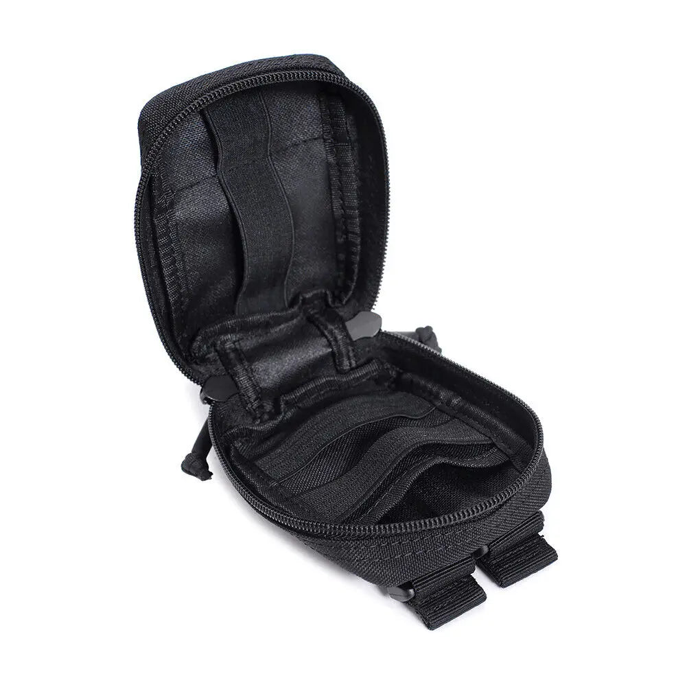 Men's Tactical Military Medical First Aid Kit Pack Molle Pouch Waist Belt Bag Mini Bag Survival Hunting Hiking Camping Tool