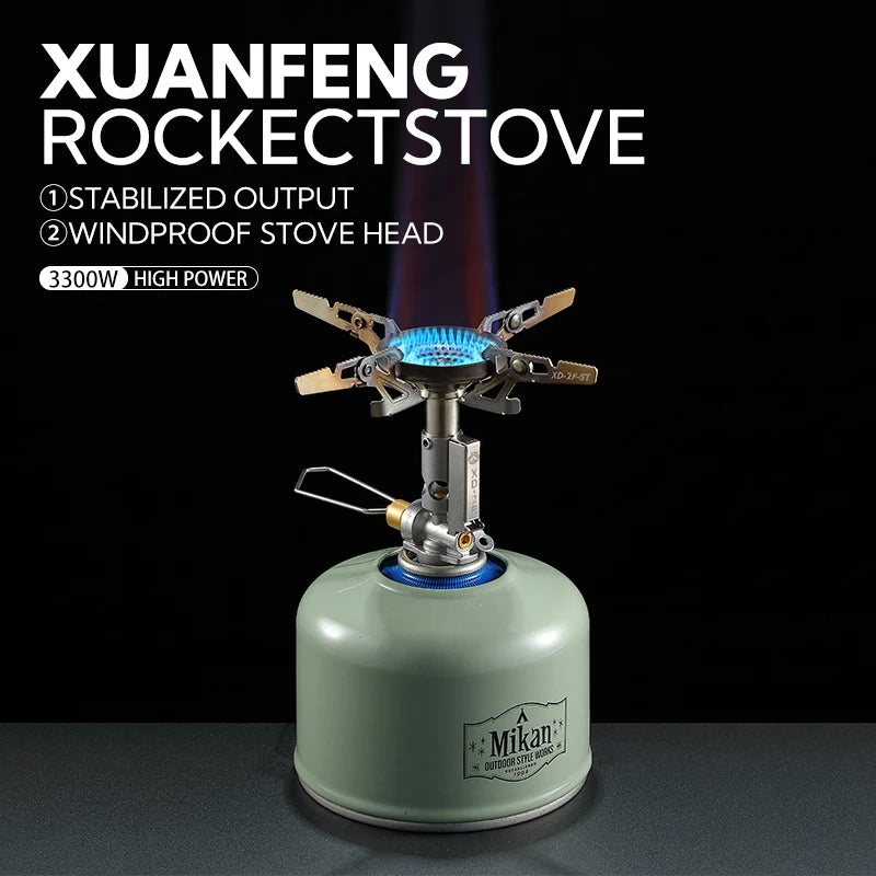 Adjustable mini Camping accessories portable camping gas Stove