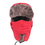 Winter Windproof Thermal Hat Ski Hunting Ear Flaps Cap with Removable Face Mask