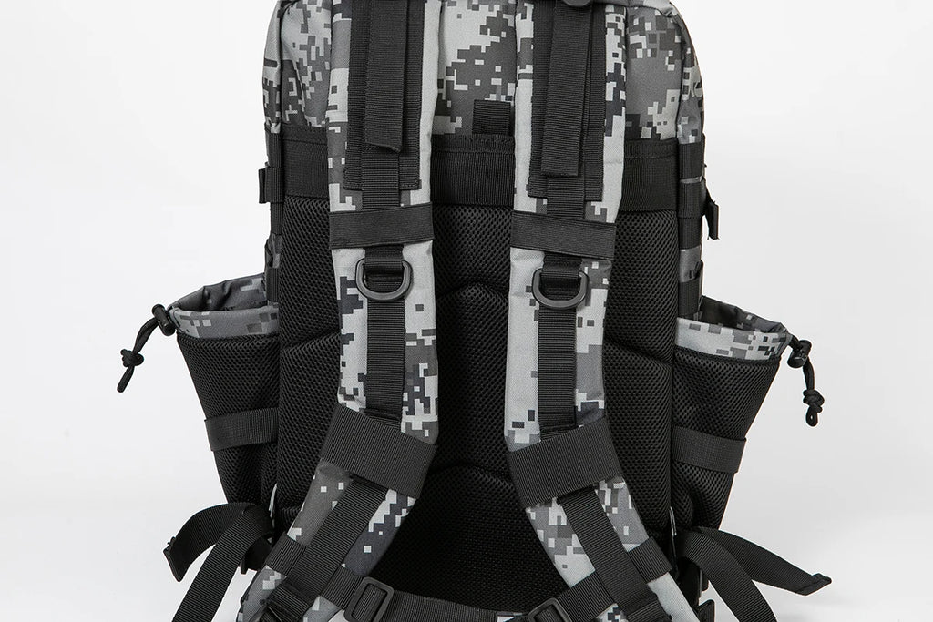 45L Tactical Backpack Hunting Rucksack with Dual Cup Holders  Outdoor camping equipment back pack