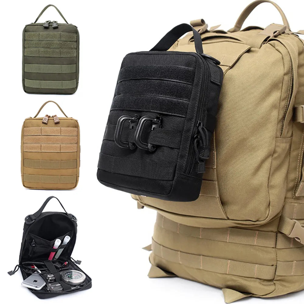 First Aid Kit EMT Medical IFAK Pouch Molle Tactical Med Emergency Trauma Bag for Camping Home Car Hiking Hunting