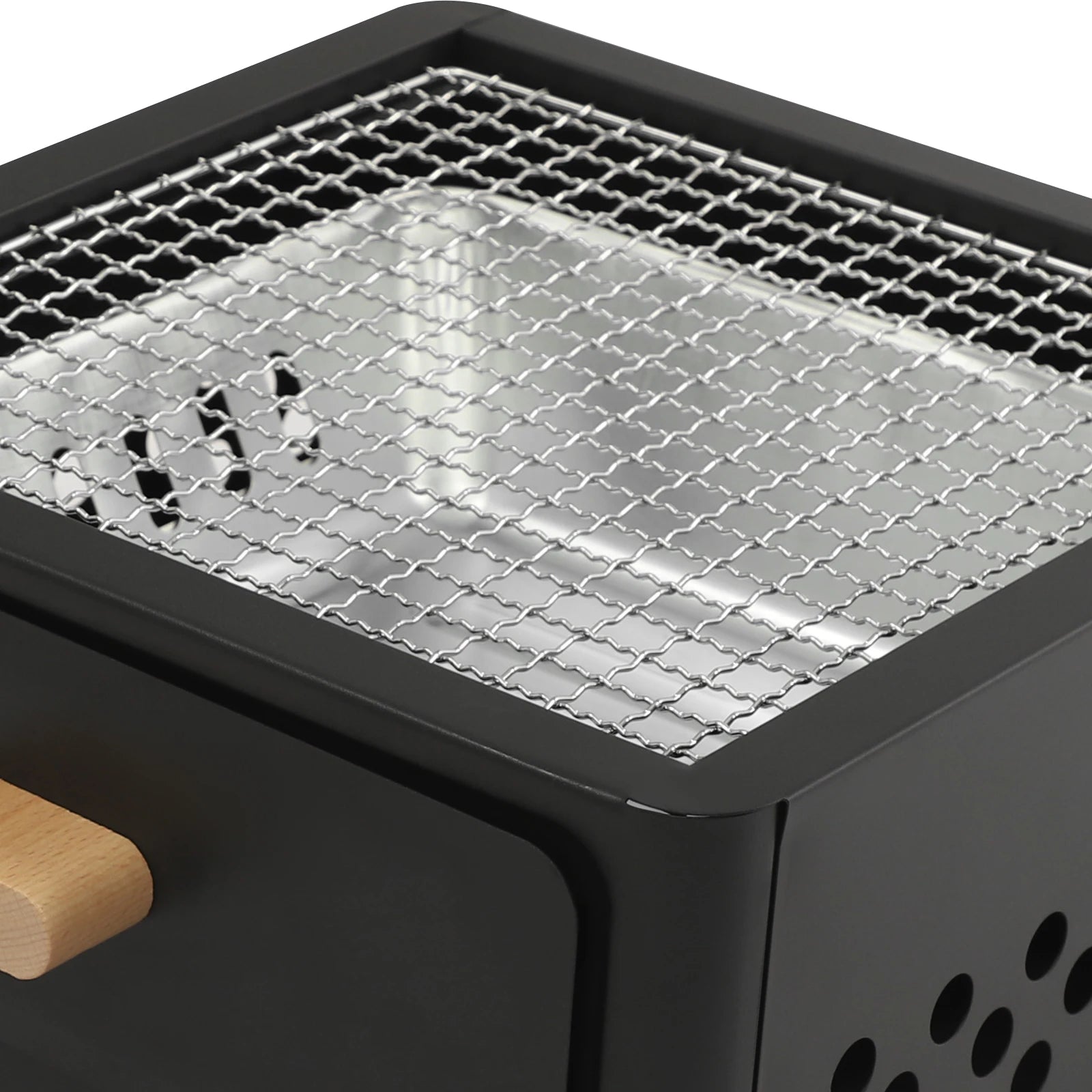 31*31*13.5cm Square Tabletop Barbecue Stove, Outdoor Bbq Grill, Barbecue Grill For Outdoor Cooking