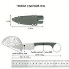 20AZ Straight Knife 440C Steel Blade Nylon ABS Handle Outdoor Camping Wilderness Survival EDC Pocket Knife A Man's Gift