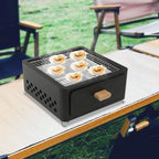 31*31*13.5cm Square Tabletop Barbecue Stove, Outdoor Bbq Grill, Barbecue Grill For Outdoor Cooking