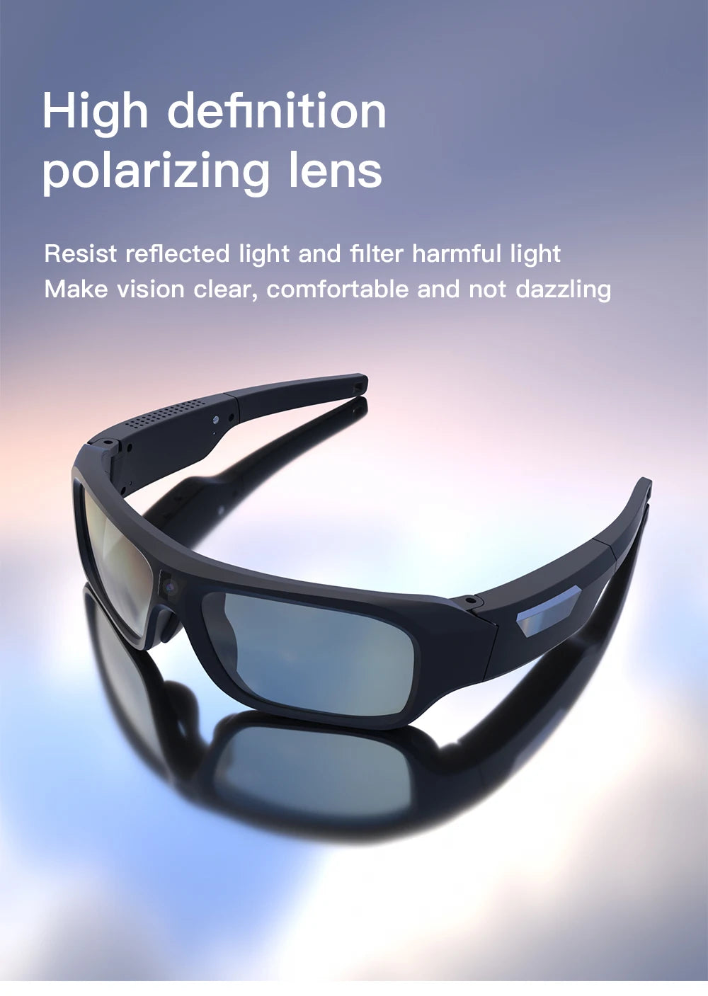 4K Video Glasses HD Smart Glasses Sports Outdoor Portable Motorcycle And Bicycle Recorder Camera 2hour Video Recording Time