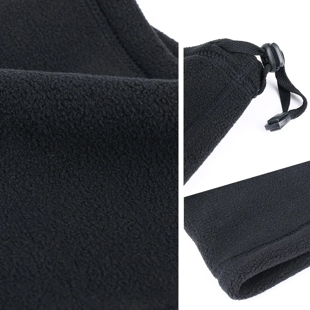 Winter Neck Warmer Gaiter Adjustable Scarf Hiking Cycling Sports Windproof Fleece Ski Face Mask for Men Women Cold Weather