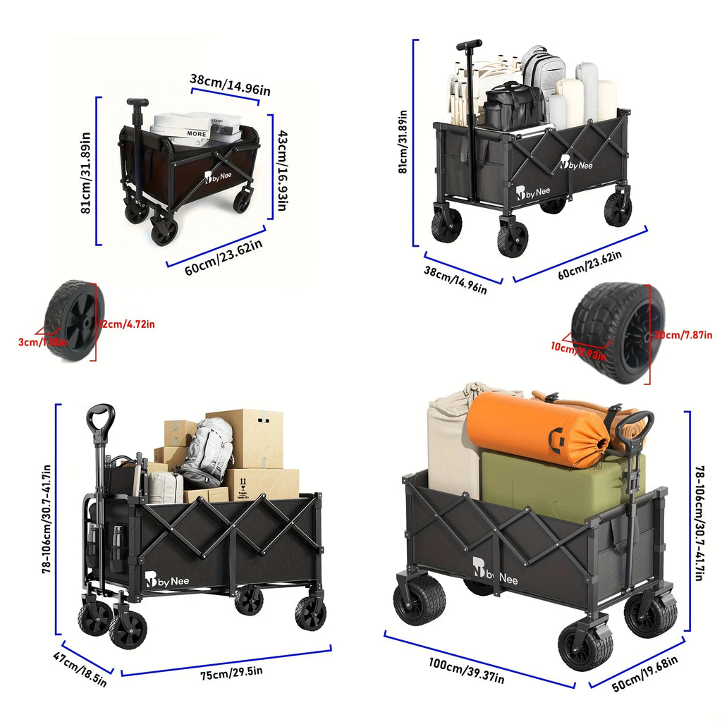 Large-capacity camping vehicle