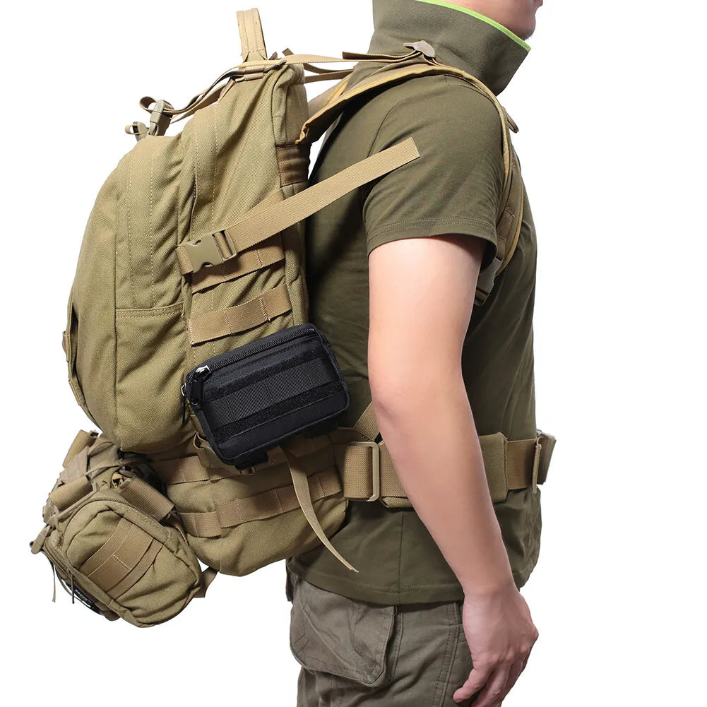 Tactical Molle Waist Belt Hip Pouch Fanny EDC Pack Camping Hunting Utility Bag Molle Medical Outdoor First Aid Sports Bag