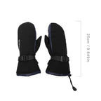 Electric Heated Gloves Motorcycle Winter Moto Heated Gloves Warm Waterproof Rechargeable Heating Thermal Gloves For Snowmobile
