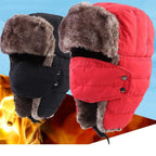 Winter Windproof Thermal Hat Ski Hunting Ear Flaps Cap with Removable Face Mask