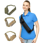 Men Women Trekking Sports Crossbody Sling Chest Shoulder Backpack for Hunting Hiking Travel Camping Outdoor