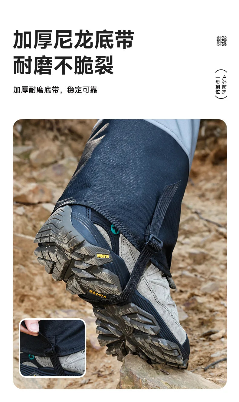 Hiking Gaiters Outdoor Travel Leg Warmers Waterproof