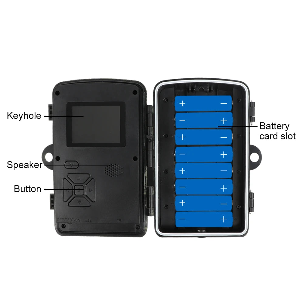 Hunting Trail Camera 16MP 1080P 940nm Infrared Night Vision Motion Activated