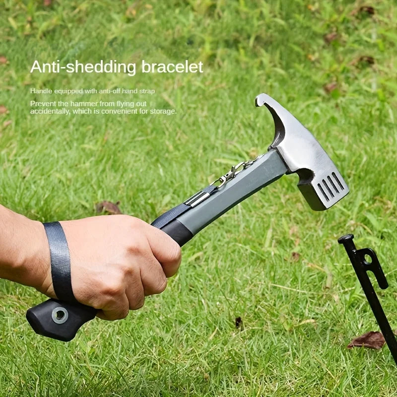 Heavy-Duty Multifunctional Camping Hammer