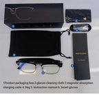 Blackview E1306 Smart Glasses for Men Women Bluetooth Call Outdoor Sport Anti-blue Light Glasses with AI Voice Mic & Speaker