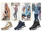 Womens Winter Boots Warm Fur Lined Snow Boots Comfortable Ankle Booties Outdoor Hiking Boots for Women