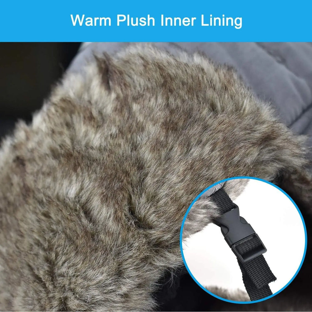 Winter Windproof Thermal Hat Ski Hunting Ear Flaps Cap with Removable Face Mask