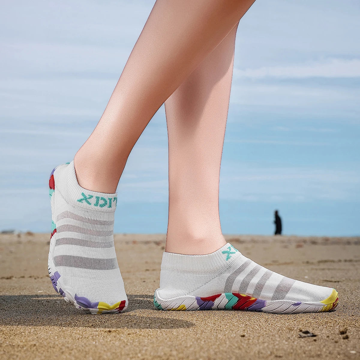 River tracing shoes for women, quick drying anti slip amphibious shoes, outdoor hiking sandals, water wading shoes