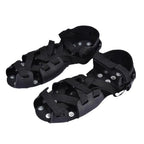 Crampons For Hiking Boots 32-Spikes Crampons Ice Cleats Traction Snow Grips Winter Ice Snow Grips Traction Cleats For Walking