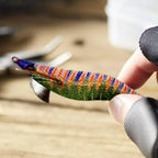 Glow Artificial Squid Lure Saltwater Wood Shrimp Lures Fluorescent Fishing Baits Realistic Freshwater Fish Luring For Sea River