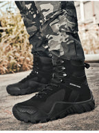Men's waterproof hiking boots, lightweight outdoor work boots, stylish and durable hiking boots
