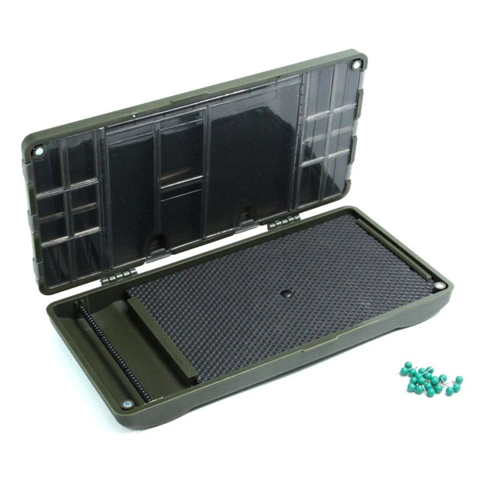 Carp Fishing Organizer Box Portable Fly Fishing Tackle Storage Box Magnetic Multifunction Compartments Fishing Gear Accessories