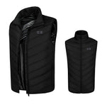 Womens Heated Vest 5 in 1 Smart Controller Lights-out Design, Electric Heated Jackets (Battery Pack Not Included)