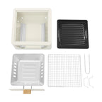 31*31*13.5cm Square Tabletop Barbecue Stove, Outdoor Bbq Grill, Barbecue Grill For Outdoor Cooking