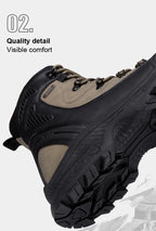 Men's mountain climbing motorcycle boots, outdoor hiking boots, fashionable boots