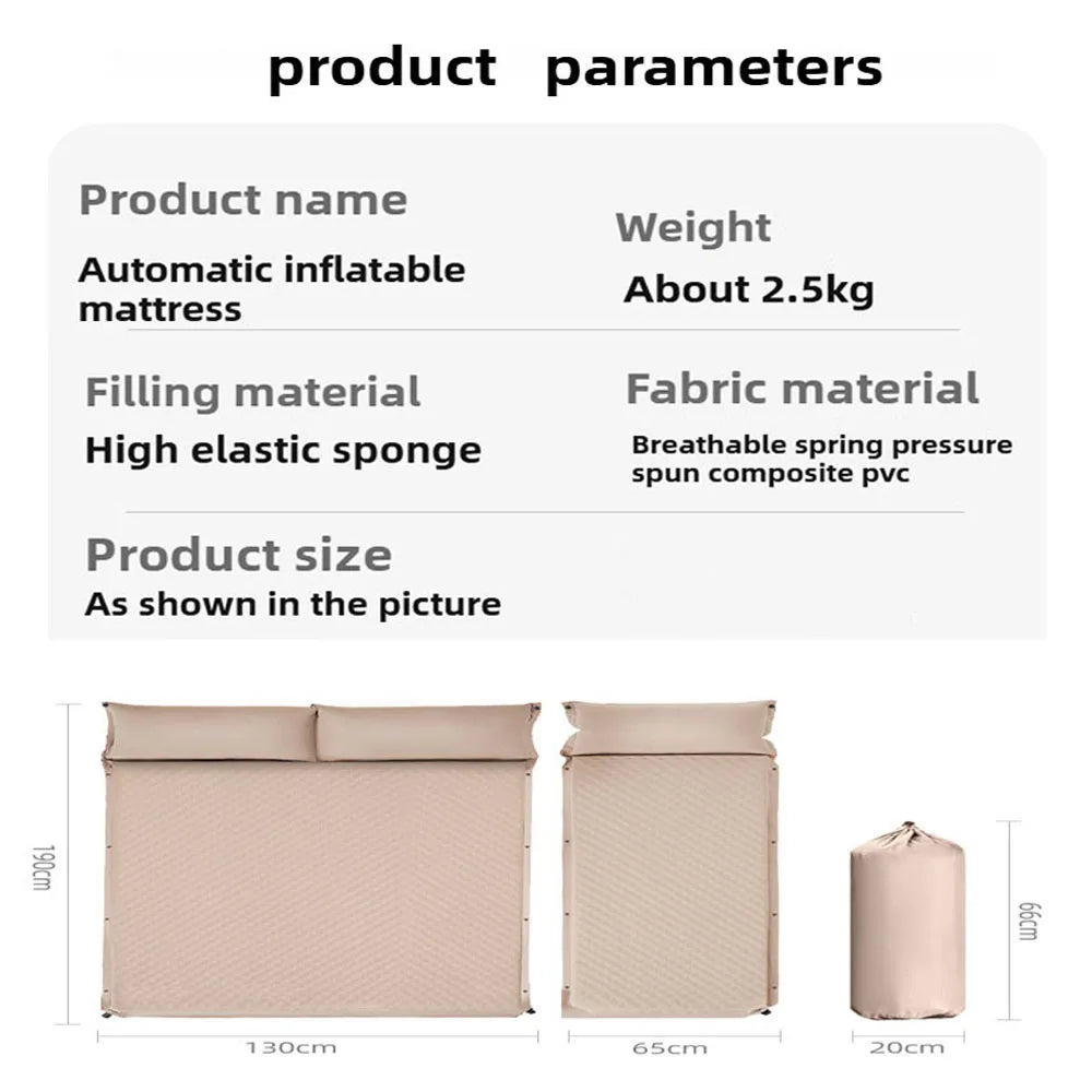 Automatic Inflatable Mattress for Outdoor Camping