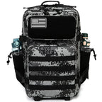 45L Tactical Backpack Hunting Rucksack with Dual Cup Holders  Outdoor camping equipment back pack