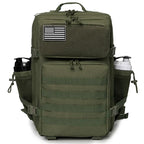 45L Tactical Backpack Hunting Rucksack with Dual Cup Holders  Outdoor camping equipment back pack