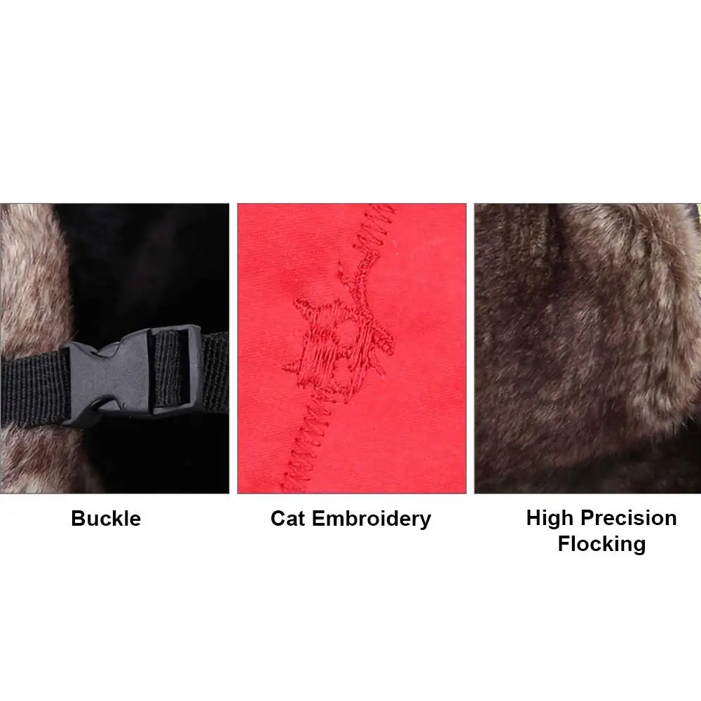 Winter Windproof Thermal Hat Ski Hunting Ear Flaps Cap with Removable Face Mask