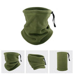 Winter Neck Warmer Gaiter Adjustable Scarf Hiking Cycling Sports Windproof Fleece Ski Face Mask for Men Women Cold Weather
