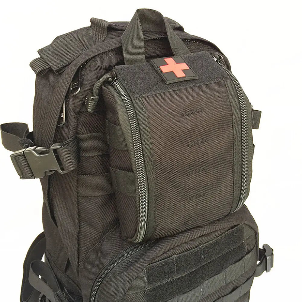 Tactical Molle First Aid Kid Bag Utility Pouch Outdoor Hiking Hunting Emergency Medical Bag Waist Pack Survival Medic Bag