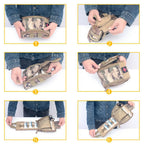 Tactical Molle First Aid Kid Bag Utility Pouch Outdoor Hiking Hunting Emergency Medical Bag Waist Pack Survival Medic Bag