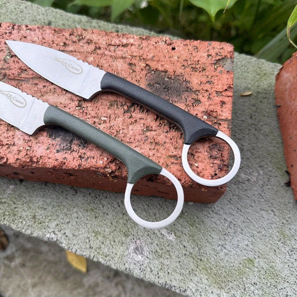 20AZ Straight Knife 440C Steel Blade Nylon ABS Handle Outdoor Camping Wilderness Survival EDC Pocket Knife A Man's Gift