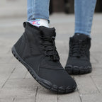 Winter Snow Boots Barefoot Hiking Shoes Anti Slip Cold-Proof Trekking Shoes Lightweight High-Top Booties for Men Women