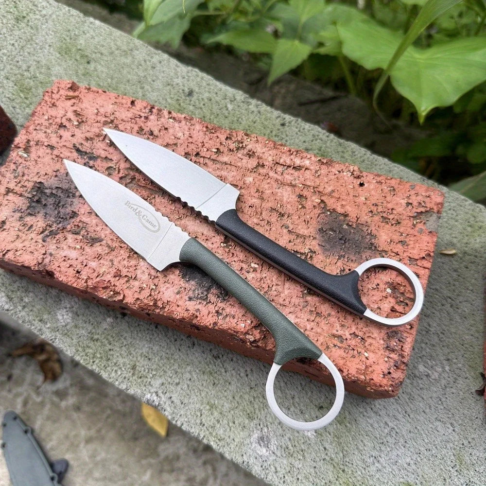 20AZ Straight Knife 440C Steel Blade Nylon ABS Handle Outdoor Camping Wilderness Survival EDC Pocket Knife A Man's Gift