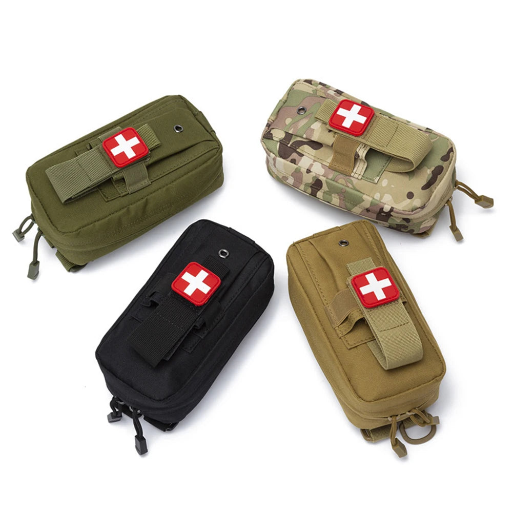 Tactical Medical First Aid Kit Rip-away EMT IFAK Survival Molle Pouch Empty Bag 1000D Tourniquet Holder Waist Bag