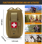 Tactical Medical First Aid Kit Rip-away EMT IFAK Survival Molle Pouch Empty Bag 1000D Tourniquet Holder Waist Bag