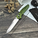 BM 940 Portable Folding Knife D2 Steel Blade Aluminum Alloy Handle Outdoor Camping Survival Tactics EDC Pocket Knife Men's Gift