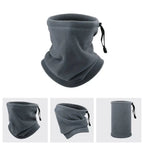 Winter Neck Warmer Gaiter Adjustable Scarf Hiking Cycling Sports Windproof Fleece Ski Face Mask for Men Women Cold Weather