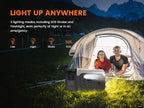 Ctolity XP1000 1024Wh 1600w Portable Power Station for Camping, UPS Function, Lifepo4 Battery, One Hour Fast Full Charing