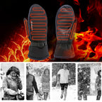 Electric Heated Gloves Motorcycle Winter Moto Heated Gloves Warm Waterproof Rechargeable Heating Thermal Gloves For Snowmobile