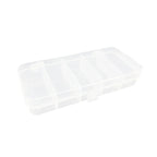 5 Compartments Fishing Tackle Box Plastic Waterproof fishing equipment Fish Lure Hook Bait Storage Case Organizer Container