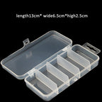 5 Compartments Fishing Tackle Box Plastic Waterproof fishing equipment Fish Lure Hook Bait Storage Case Organizer Container