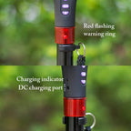 Adjustable Folding Cane With Alarm LED Light Radio And Handle