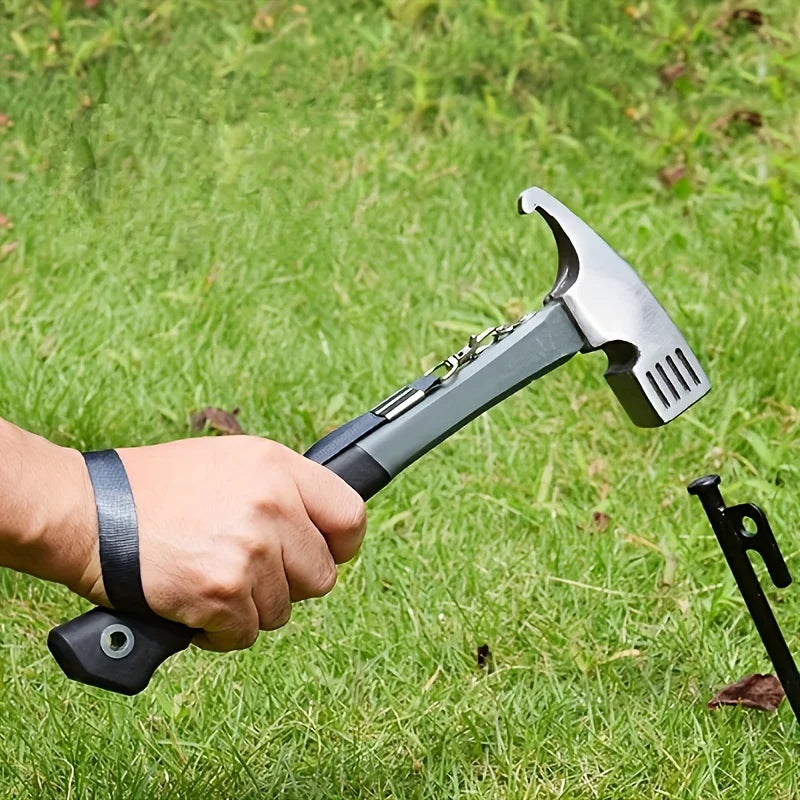 Heavy-Duty Multifunctional Camping Hammer